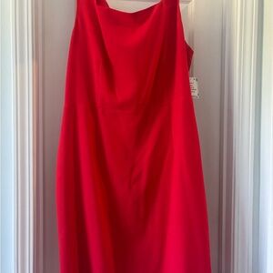 Kasper One Shoulder Red Dress